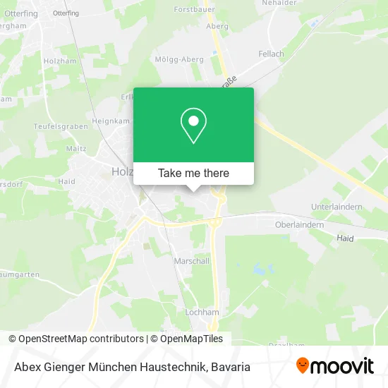 Карта Abex Gienger München Haustechnik
