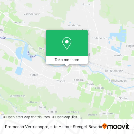 Карта Promesso Vertriebsprojekte Helmut Stengel