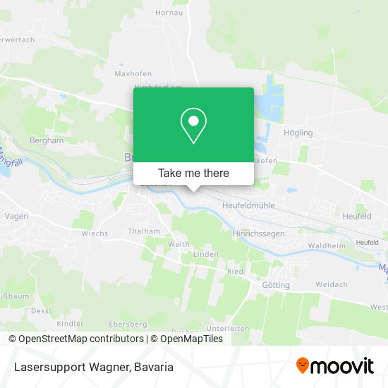 Lasersupport Wagner map