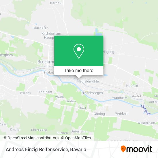 Andreas Einzig Reifenservice map