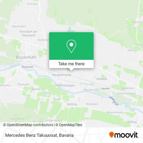 Mercedes Benz Takuuosat map