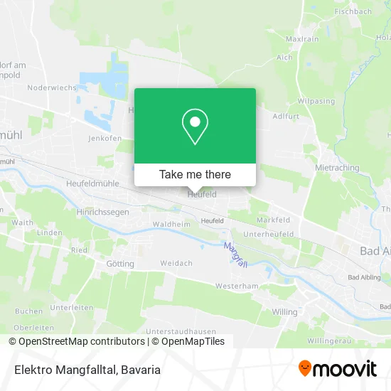 Карта Elektro Mangfalltal
