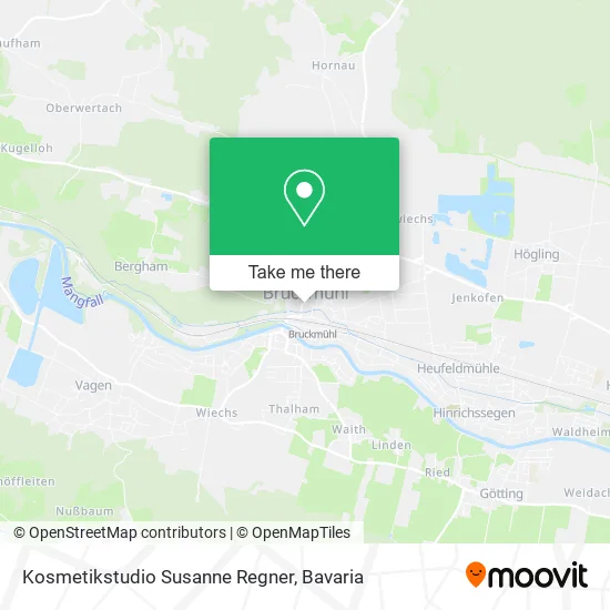 Карта Kosmetikstudio Susanne Regner