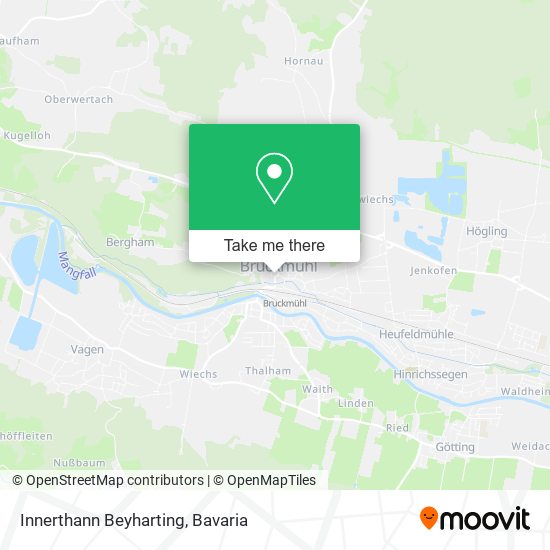 Innerthann Beyharting map