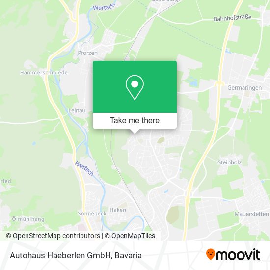 Autohaus Haeberlen GmbH map