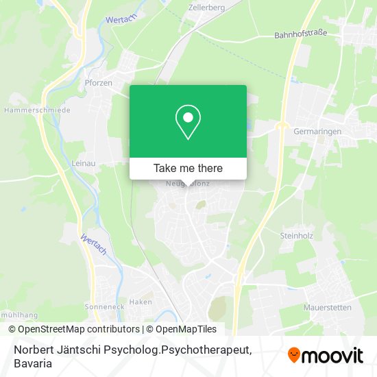 Norbert Jäntschi Psycholog.Psychotherapeut map