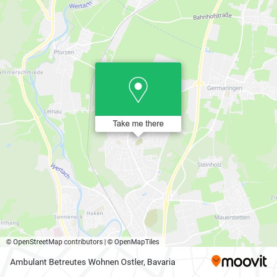 Ambulant Betreutes Wohnen Ostler map