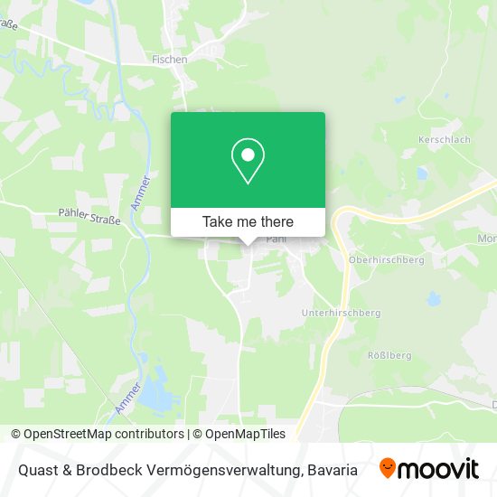 Карта Quast & Brodbeck Vermögensverwaltung