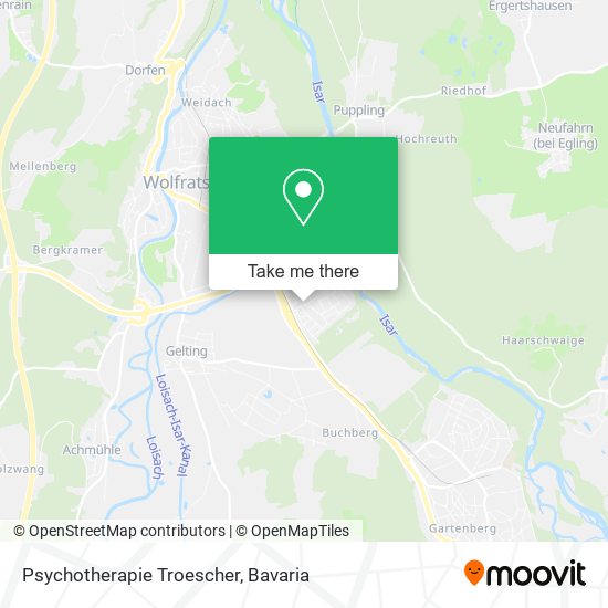 Psychotherapie Troescher map