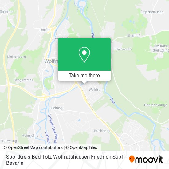 Sportkreis Bad Tölz-Wolfratshausen Friedrich Supf map