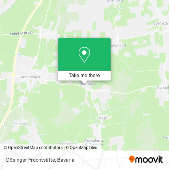 Карта Dösinger Fruchtsäfte