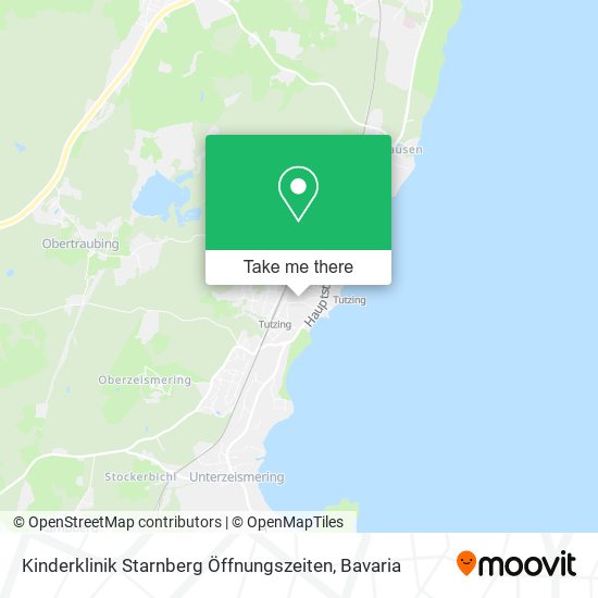 Карта Kinderklinik Starnberg Öffnungszeiten