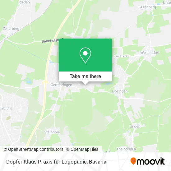 Карта Dopfer Klaus Praxis für Logopädie