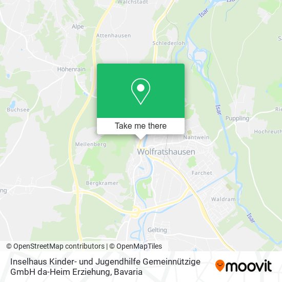 Inselhaus Kinder- und Jugendhilfe Gemeinnützige GmbH da-Heim Erziehung map