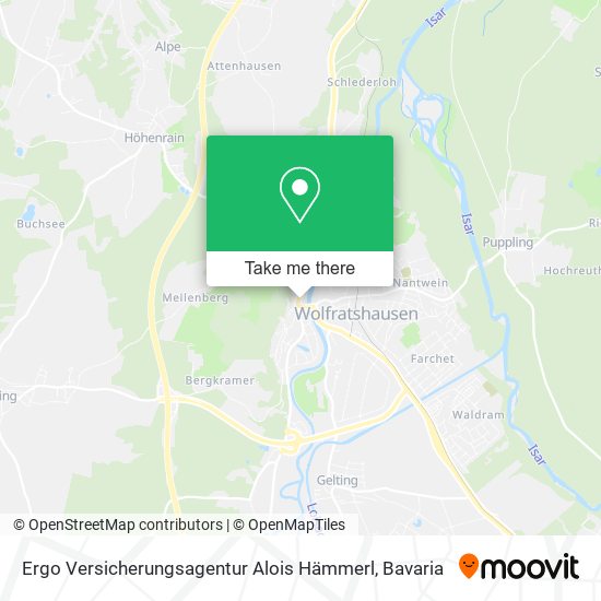 Ergo Versicherungsagentur Alois Hämmerl map