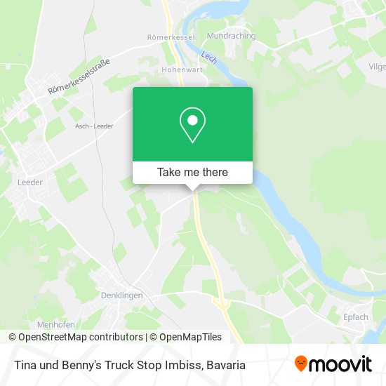 Tina und Benny's Truck Stop Imbiss map