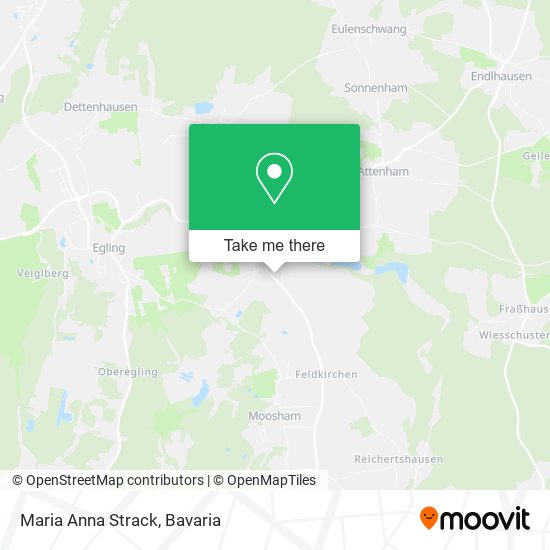 Maria Anna Strack map