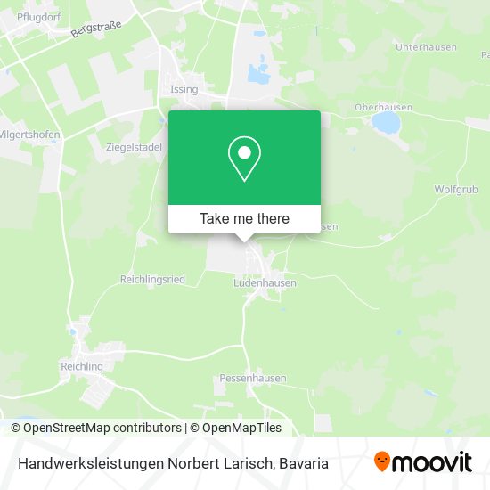 Handwerksleistungen Norbert Larisch map