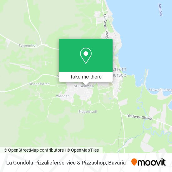 La Gondola Pizzalieferservice & Pizzashop map