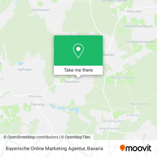 Bayerische Online Marketing Agentur map
