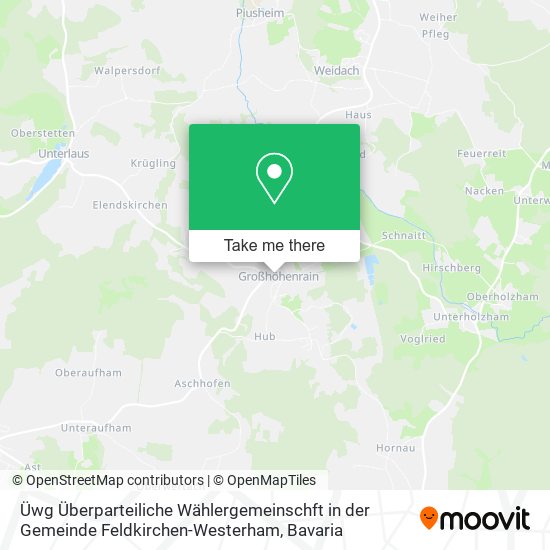 Üwg Überparteiliche Wählergemeinschft in der Gemeinde Feldkirchen-Westerham map