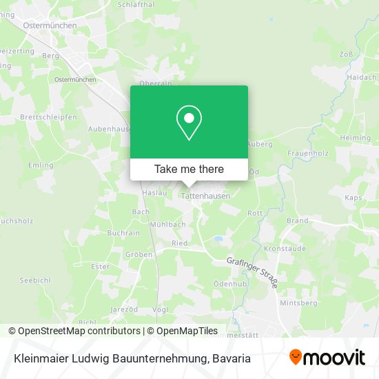 Kleinmaier Ludwig Bauunternehmung map
