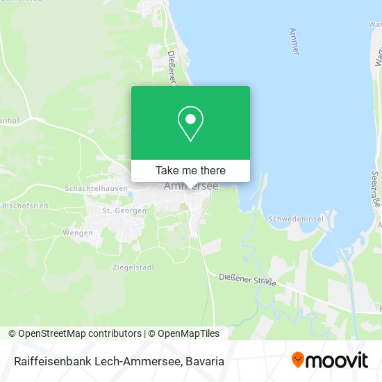 Raiffeisenbank Lech-Ammersee map