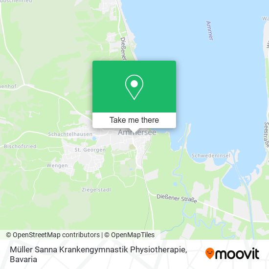 Müller Sanna Krankengymnastik Physiotherapie map