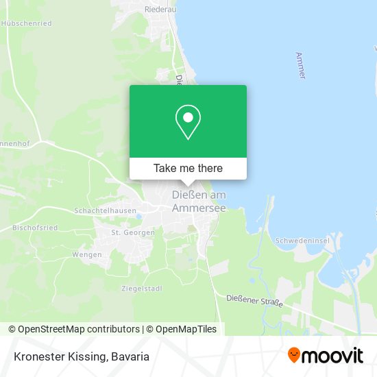 Kronester Kissing map
