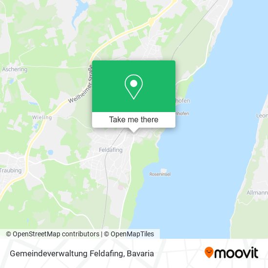 Gemeindeverwaltung Feldafing map