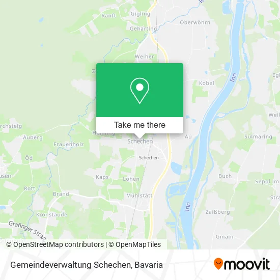 Карта Gemeindeverwaltung Schechen