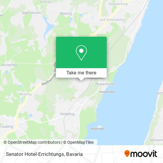 Senator Hotel-Errichtungs map