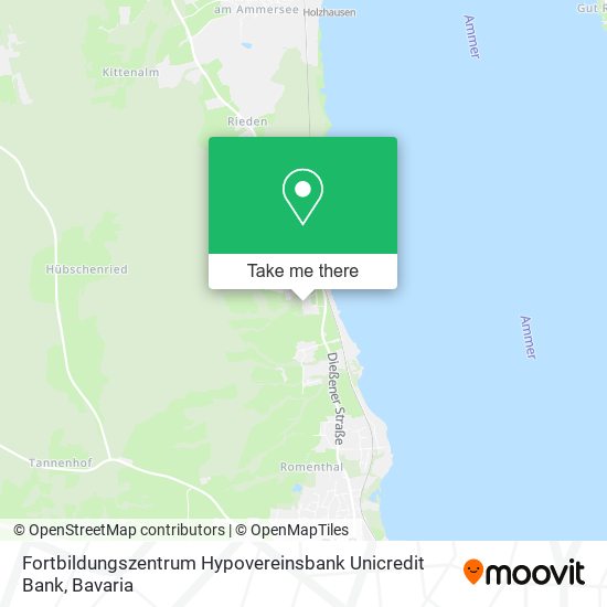 Fortbildungszentrum Hypovereinsbank Unicredit Bank map