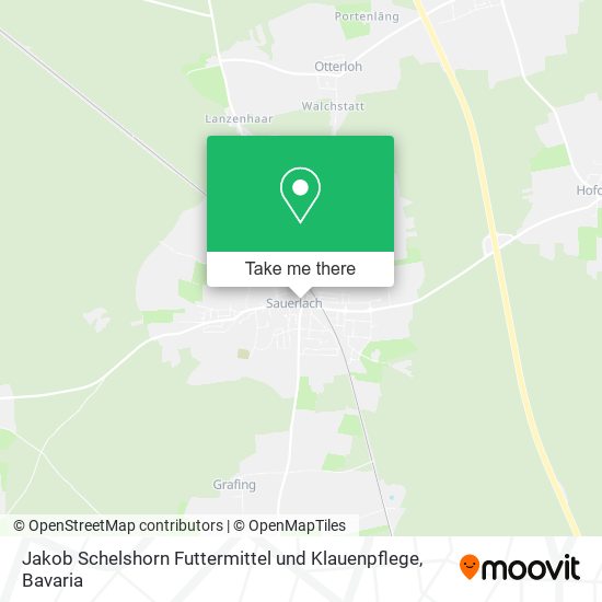 Jakob Schelshorn Futtermittel und Klauenpflege map