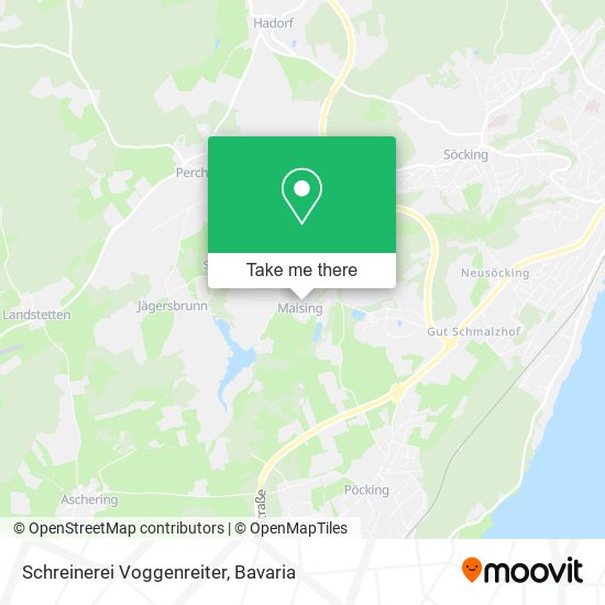 Schreinerei Voggenreiter map