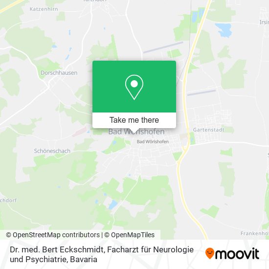 Dr. med. Bert Eckschmidt, Facharzt für Neurologie und Psychiatrie map
