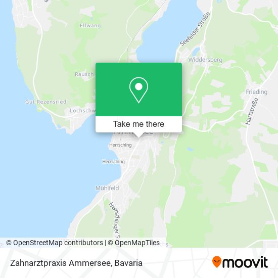 Zahnarztpraxis Ammersee map