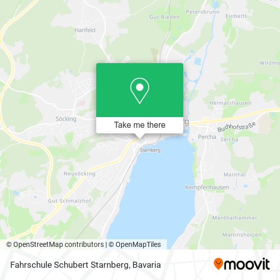 Fahrschule Schubert Starnberg map