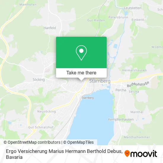 Карта Ergo Versicherung Marius Hermann Berthold Debus