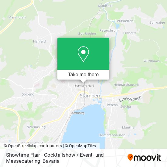 Showtime Flair - Cocktailshow / Event- und Messecatering map