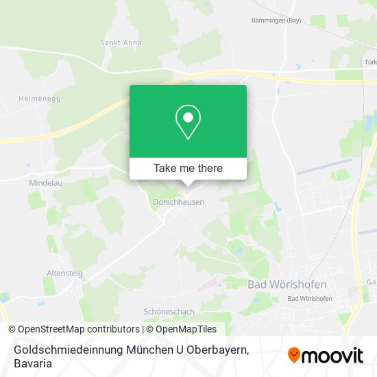 Карта Goldschmiedeinnung München U Oberbayern