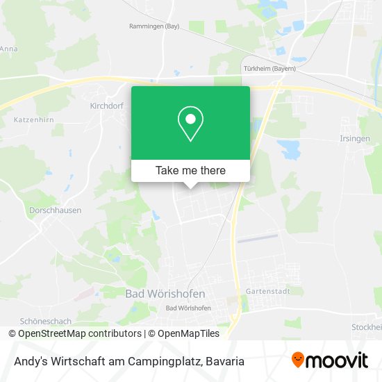 Andy's Wirtschaft am Campingplatz map