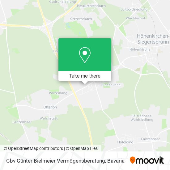 Карта Gbv Günter Bielmeier Vermögensberatung