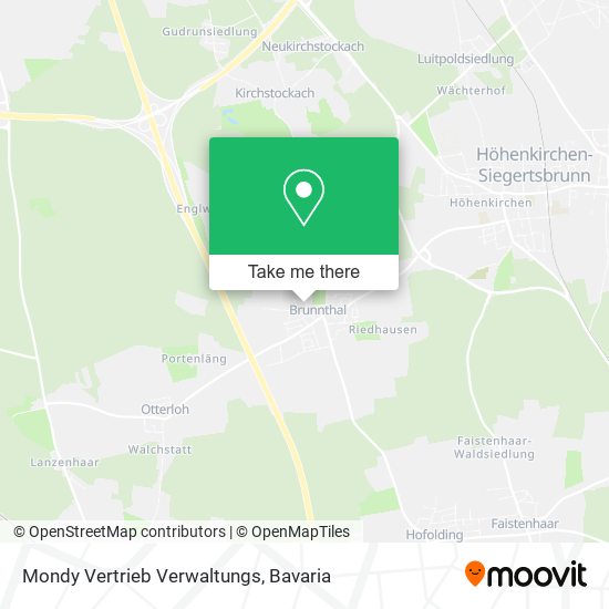 Mondy Vertrieb Verwaltungs map