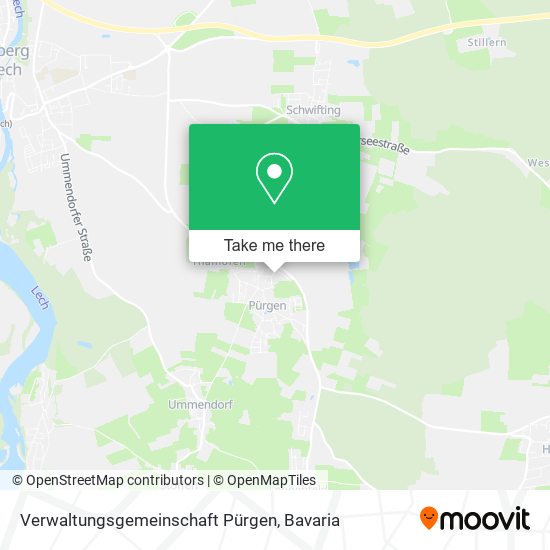 Verwaltungsgemeinschaft Pürgen map