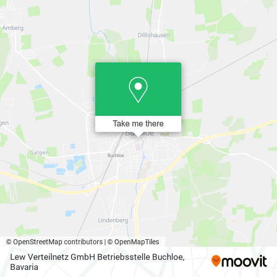 Карта Lew Verteilnetz GmbH Betriebsstelle Buchloe