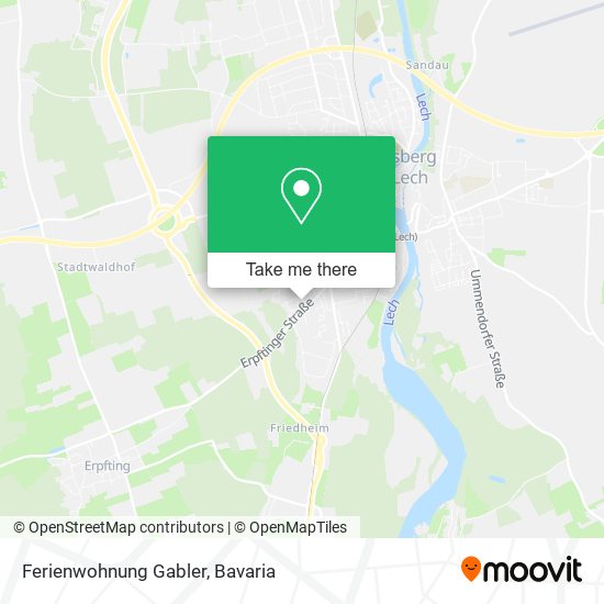 Ferienwohnung Gabler map