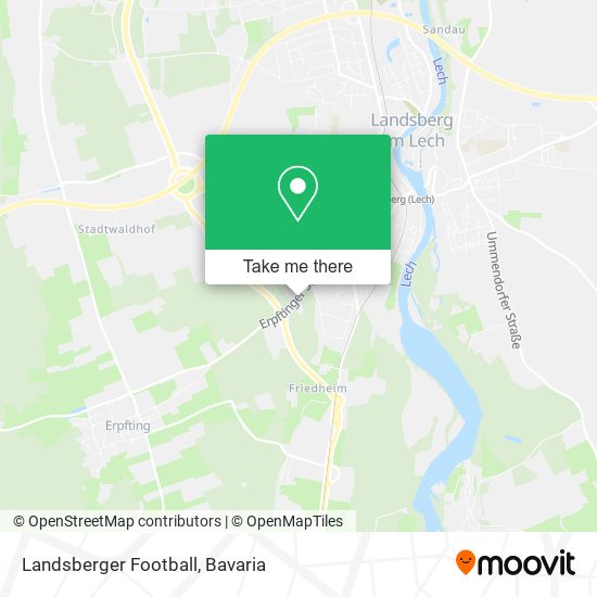 Карта Landsberger Football