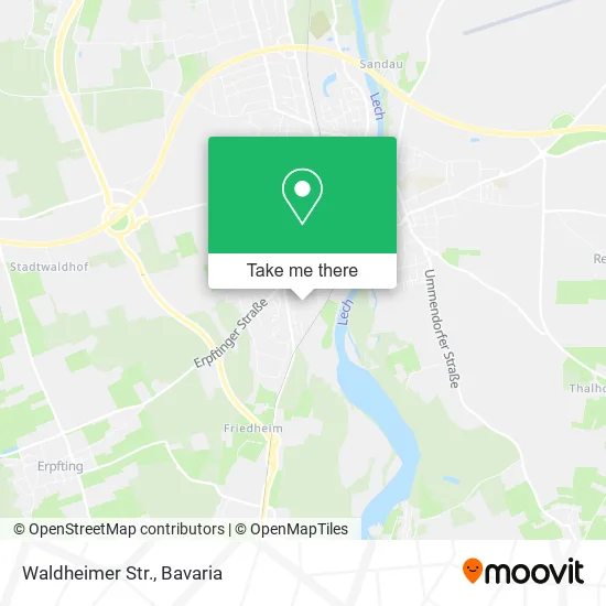 Карта Waldheimer Str.