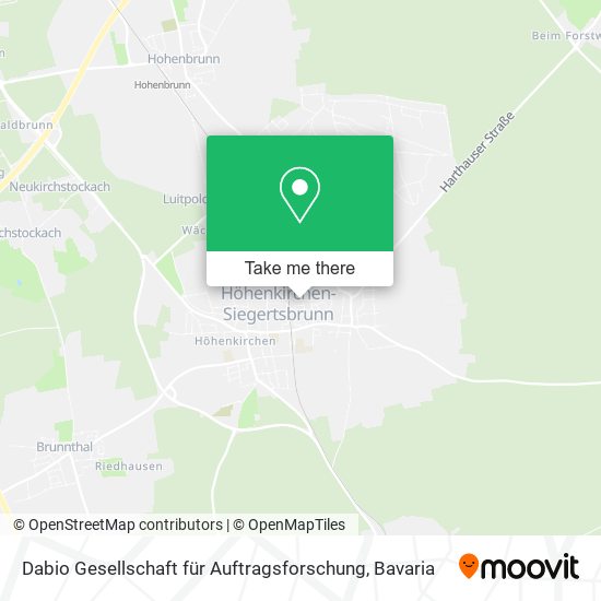 Dabio Gesellschaft für Auftragsforschung map